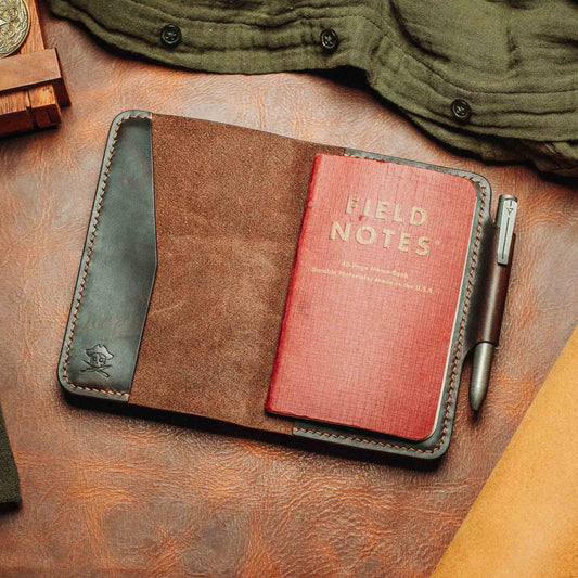 Pirate Goods Field Notes Cover - Navigator | Leather Journal Holder | EDC - Angler's Pro Tackle & Outdoors