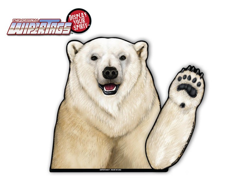Polar Bear Waving WiperTags - Angler's Pro Tackle & Outdoors