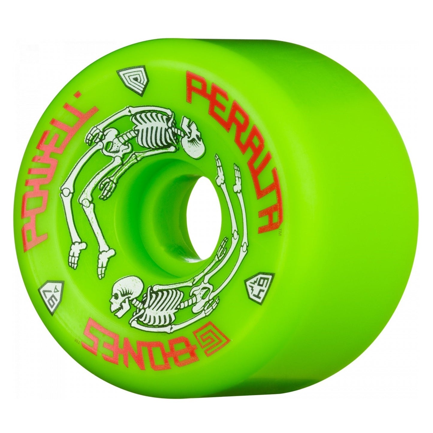 Powell Peralta Wheels G - Bones 64mm 97a - Green (Set of 4) - Angler's Pro Tackle & Outdoors