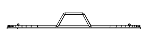 Hunsaker Vortex Smokers Super Heavy Duty Food Grate For 22" Kettle (0.275" Stainless Steel, heavier than 1/4")