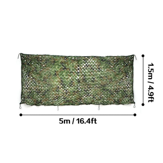 KBS Knives Hunting Camouflage Net Outdoor Blind Tree Stand Waterproof Rot-Resistance Mould-Resistance Suitable War Game Sports Camping