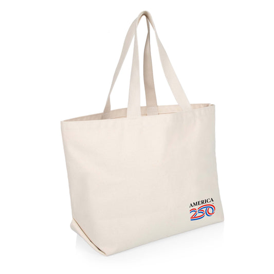 Picnic Time America250 - XL Canvas Tote Bag Made in USA