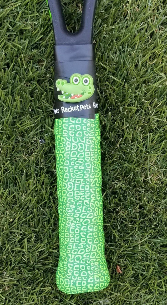 Racket Pets Overgrip Tape for Tennis Racket - Green Alligator (pack of 2) - Angler's Pro Tackle & Outdoors