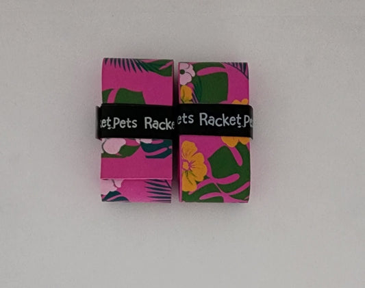 Racket Pets Overgrip Tape for Tennis Racket - Paradise - Pink (pack of 2) - Angler's Pro Tackle & Outdoors