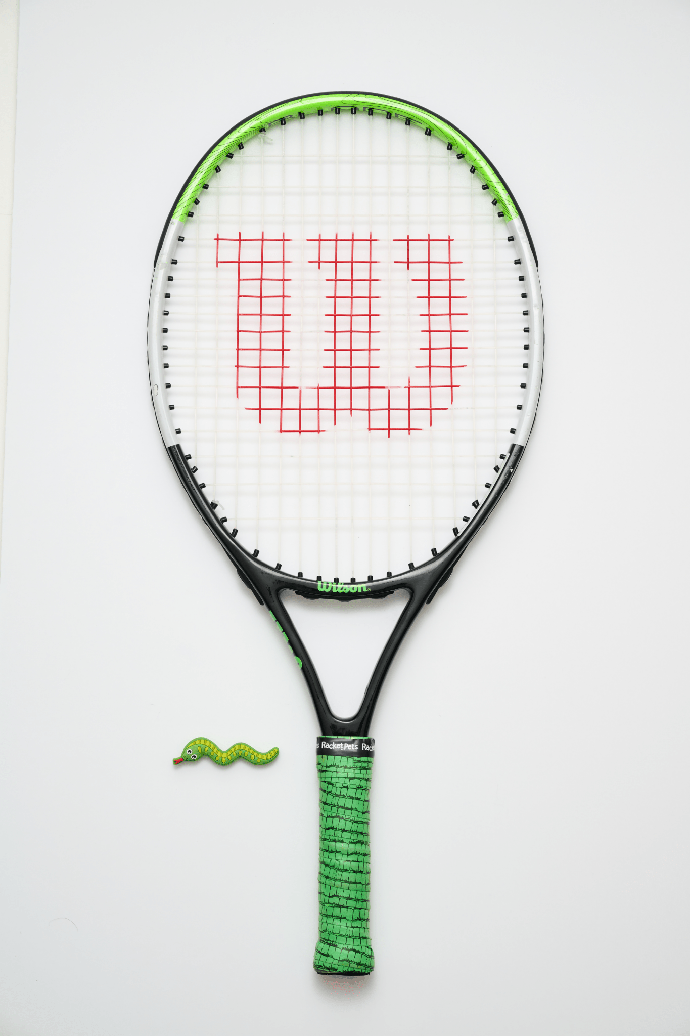 Racket Pets Snake Green Tennis Overgrip Tape and Matching Shock Absorbing Dampener for Tennis Racket - Angler's Pro Tackle & Outdoors