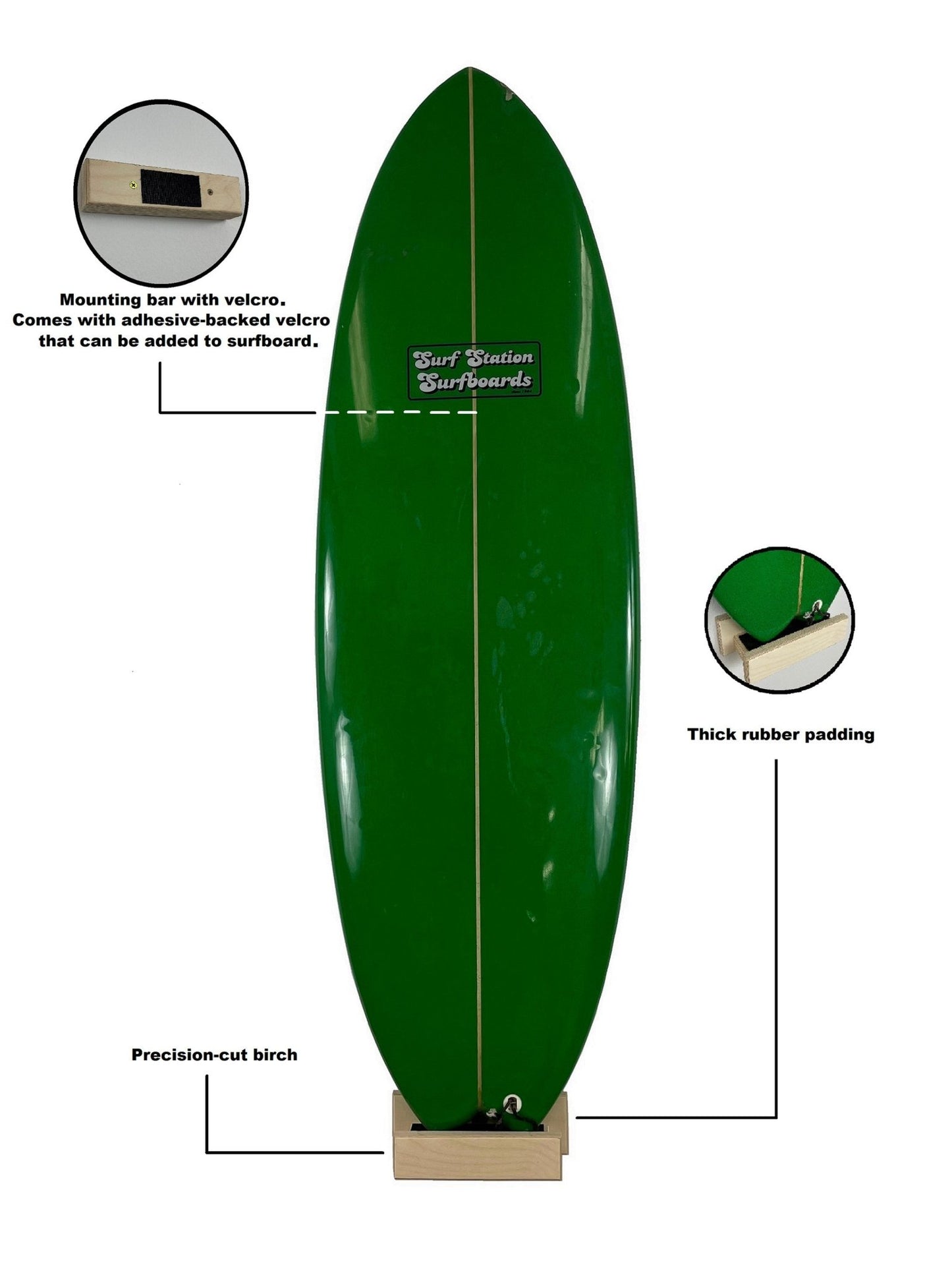 Rado Racks THE ROGUE single surfboard wall rack - Angler's Pro Tackle & Outdoors