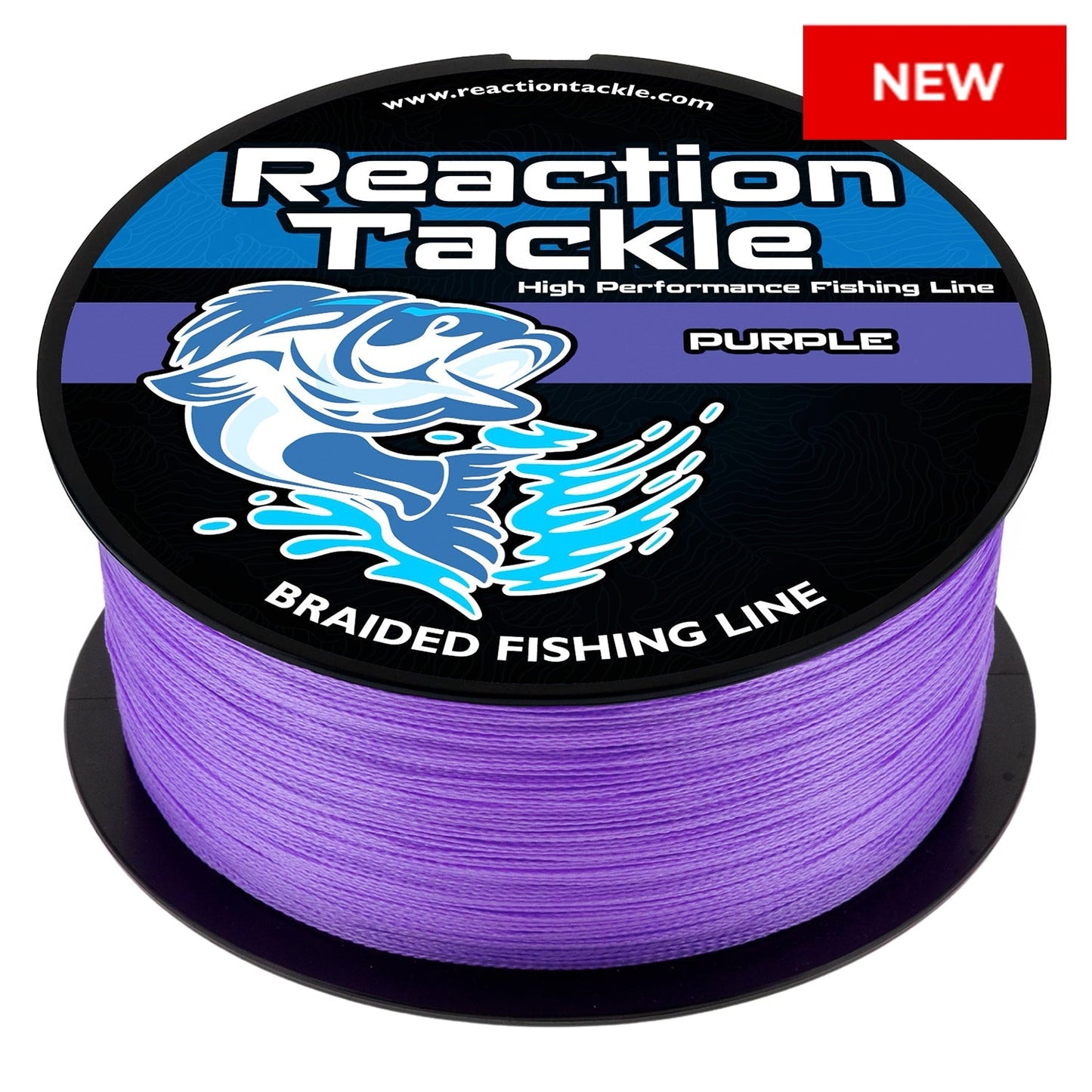 Reaction Tackle Braided Fishing Line - Purple - Angler's Pro Tackle & Outdoors