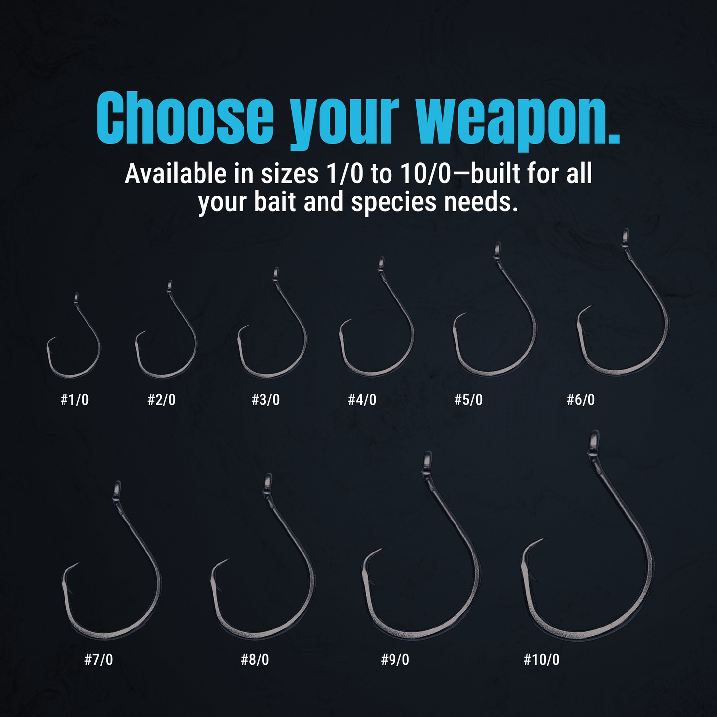 Reaction Tackle Heavyweight Catfish Circle Hooks - Offset Octopus Hooks (25 Pack) - New - Angler's Pro Tackle & Outdoors