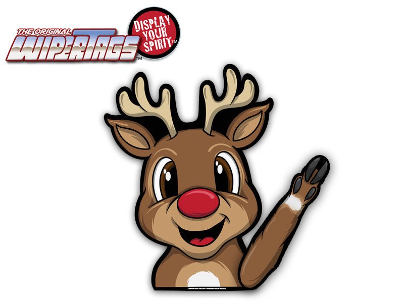 Red Nose Reindeer WiperTag with Decal - Angler's Pro Tackle & Outdoors