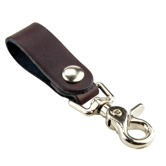 Relentless Tactical Leather Valet Keychain | Made in USA of Full Grain Leather | Quick Detach | Leather Belt Keeper - Angler's Pro Tackle & Outdoors