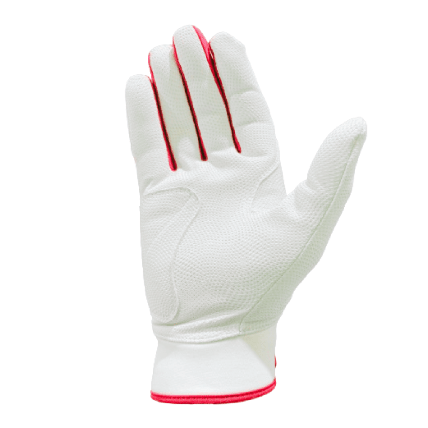 Resilient SFBL Championship Fastpitch Batting gloves - White and Red