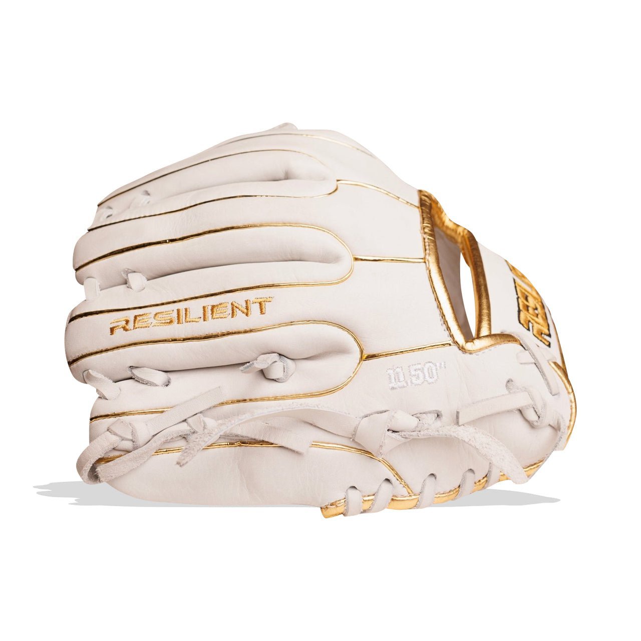 Resilient SFBL Relic MXT Series - White & Gold Baseball Glove - Angler's Pro Tackle & Outdoors