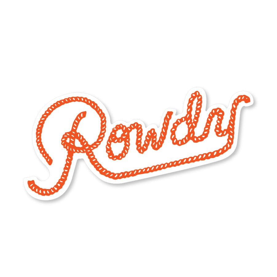 River Road Rowdy Sticker