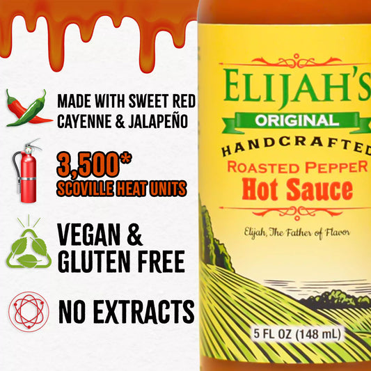 Elijah's Xtreme Roasted Cayenne & Jalapeño Pepper Sauce