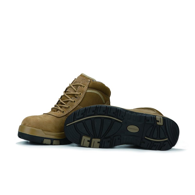RockRooster Cortez Brown 6 Inch Steel Toe Leather Work Boots AK250 - Angler's Pro Tackle & Outdoors