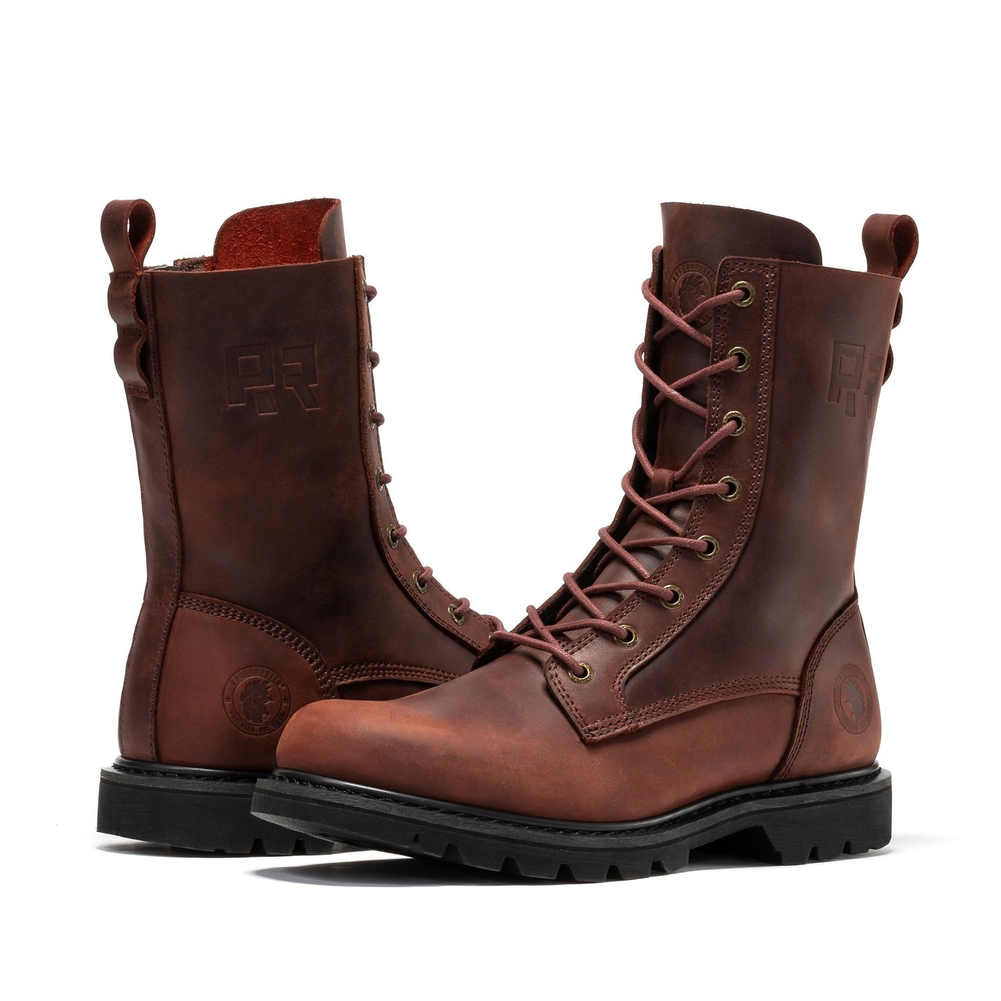RockRooster Mantua Men's 8 inch Zip - sided Soft Toe Lug Sole Work Boots SAP130 - Angler's Pro Tackle & Outdoors