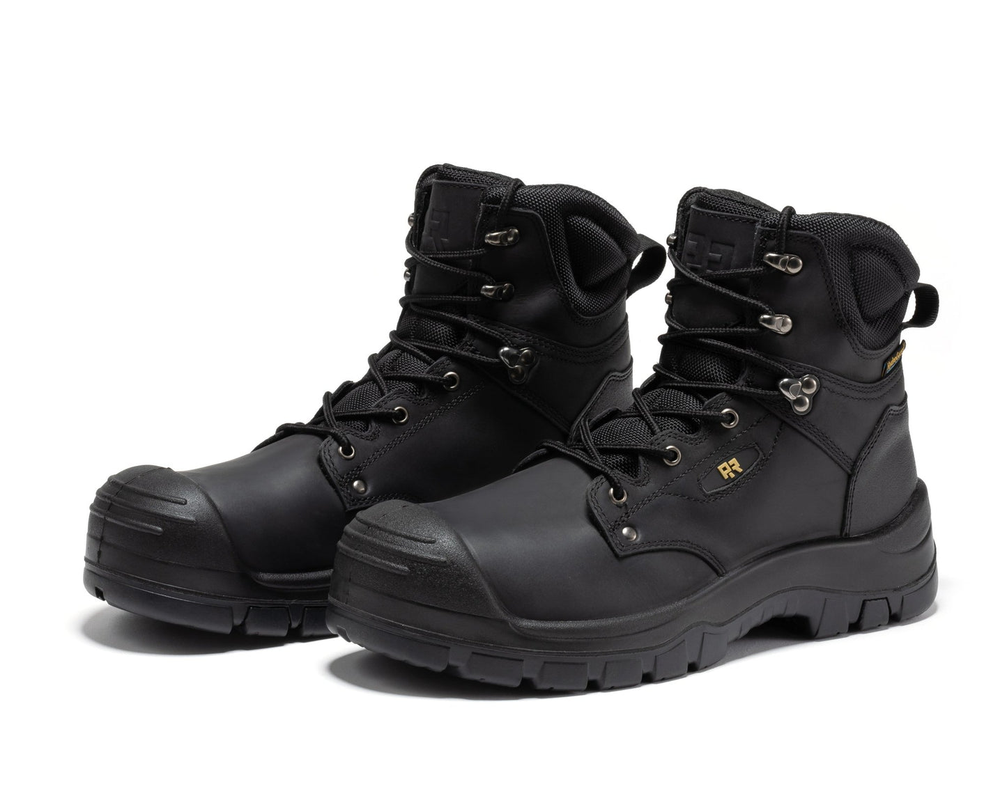 RockRooster Woodland Black 6 inch Waterproof Composite Toe Leather Work Boots AK662 - Angler's Pro Tackle & Outdoors
