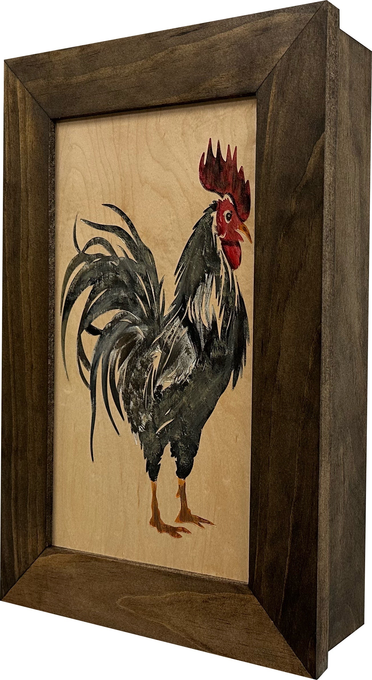 Bellewood Designs - Hidden Gun Cabinet Farmhouse Rooster