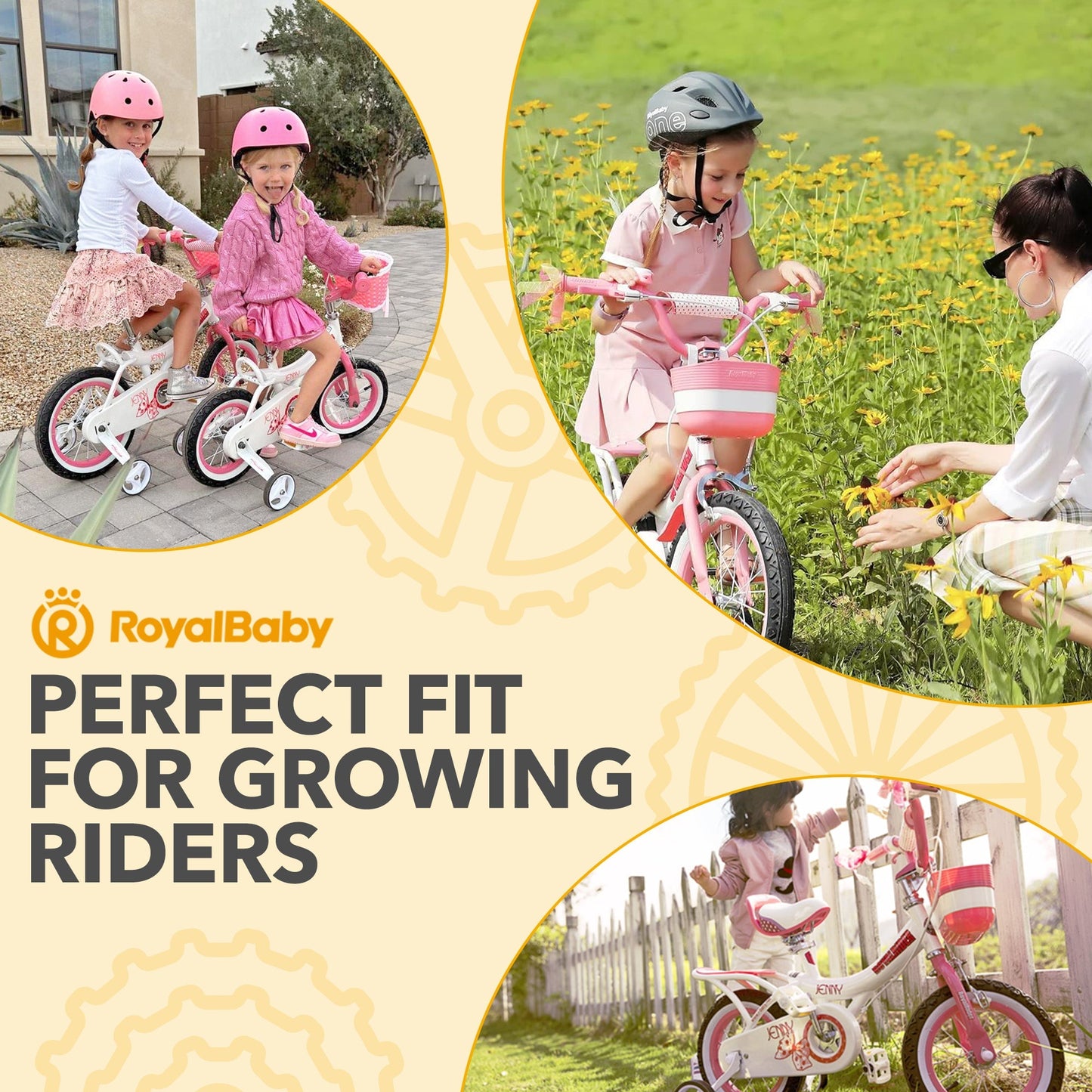 RoyalBaby Princess Girl Kids Bicycle 20" with Kickstand, Bunny/Pink Purple - Angler's Pro Tackle & Outdoors