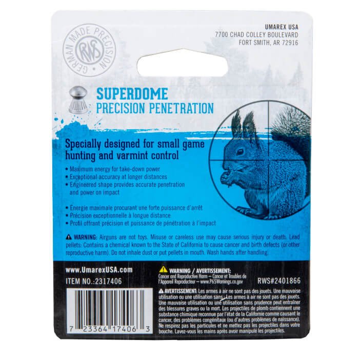 RWS Superdome .177 Airgun Pellet 300 CT - Angler's Pro Tackle & Outdoors
