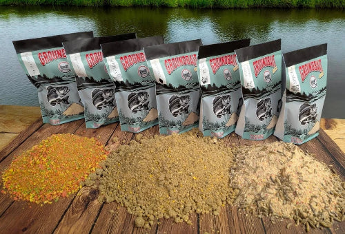 HungryFish GroundBait Mix - ( Peanut ) 2 lb