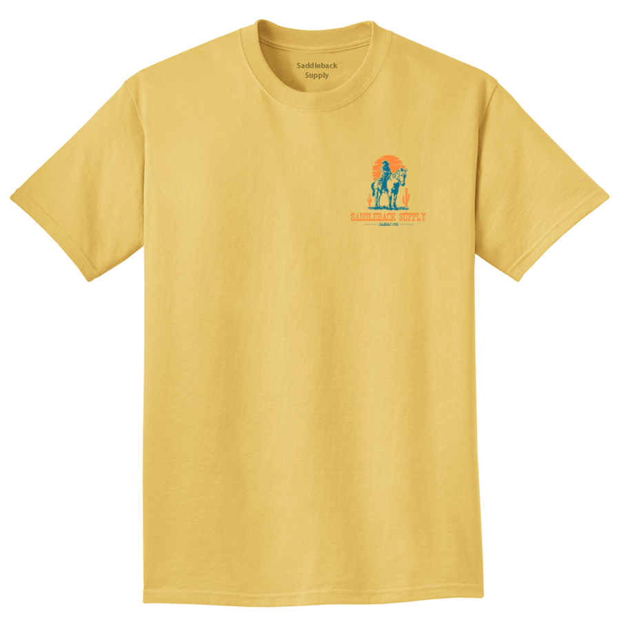Saddleback Cowboy & Trusty Steed Pigment Tee - Angler's Pro Tackle & Outdoors