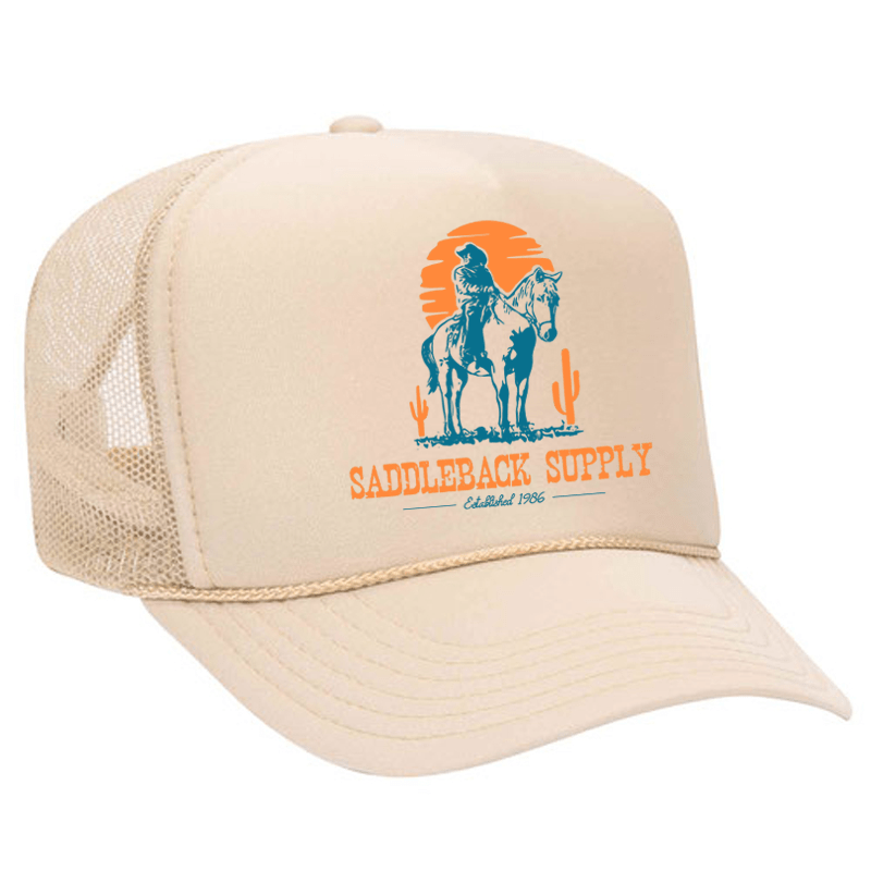 Saddleback Supply Cowboy & Trusty Steed Tan Foam Hat - Angler's Pro Tackle & Outdoors