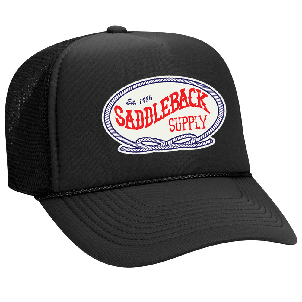 Saddleback Supply Retro Black Foam Hat - Angler's Pro Tackle & Outdoors