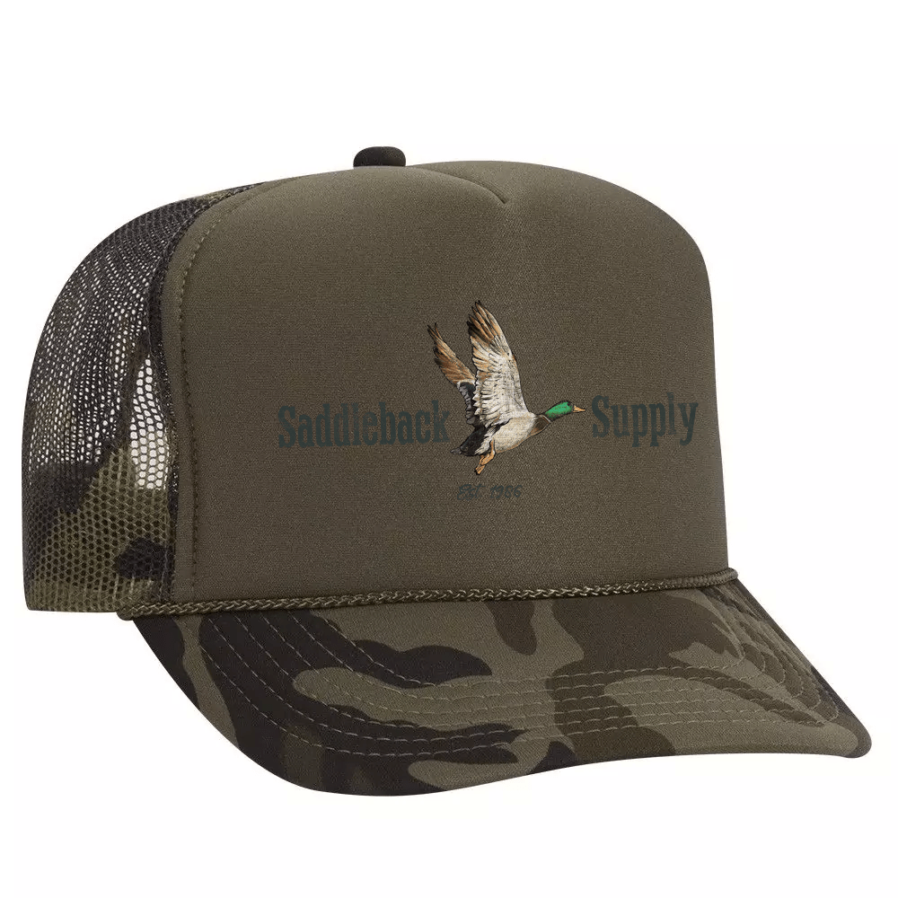 Saddleback Supply Shoot 'Em Dark Camo Foam Hat - Angler's Pro Tackle & Outdoors