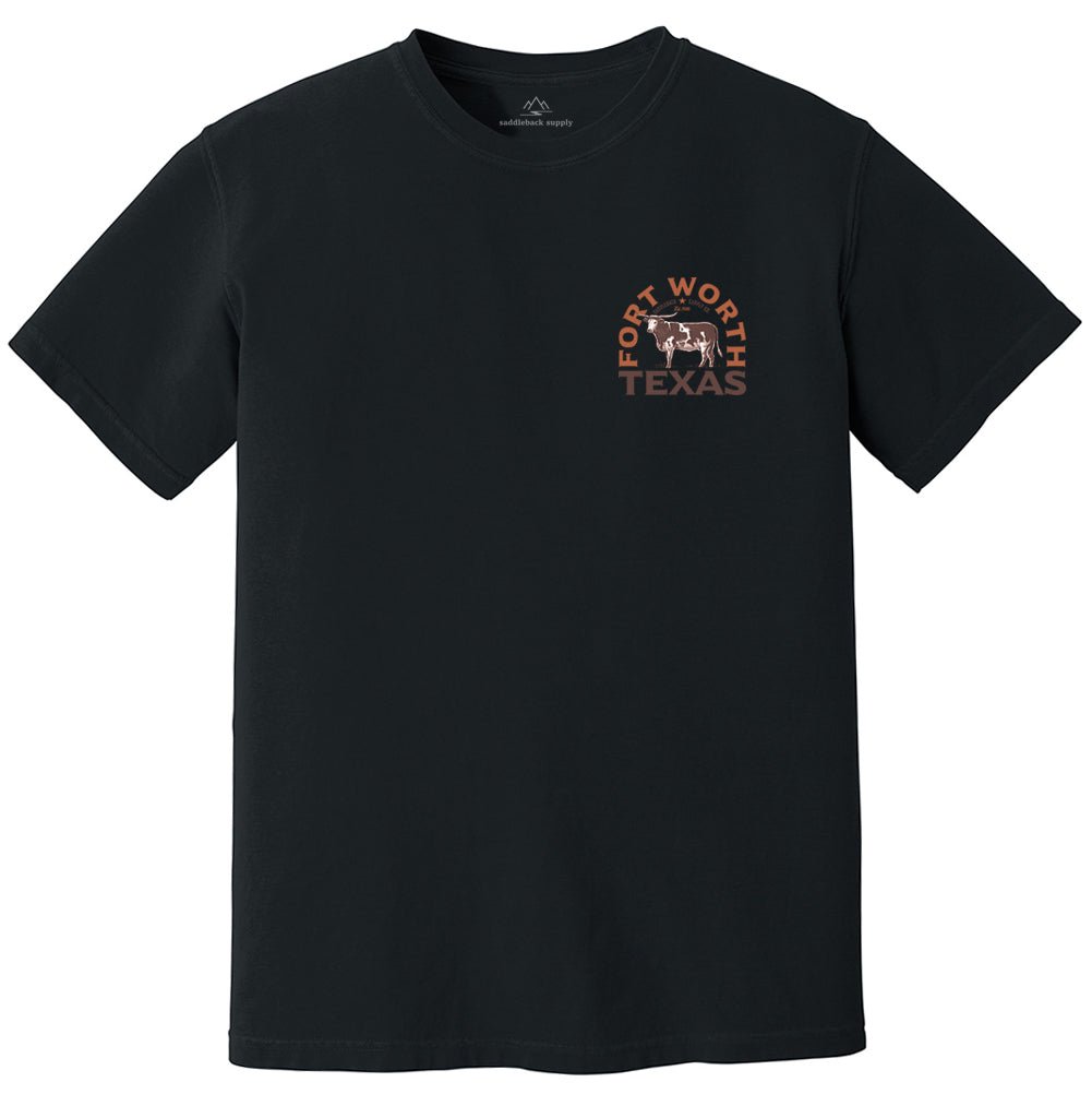 Saddleback Texas Longhorn Pigment Tee - Angler's Pro Tackle & Outdoors