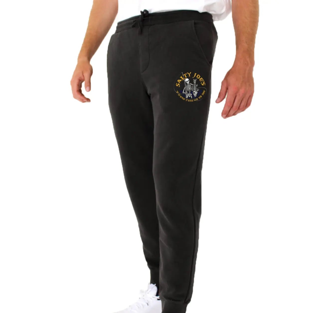 Salty Joe's Fishin' Bones Fleece Sweatpants - Angler's Pro Tackle & Outdoors