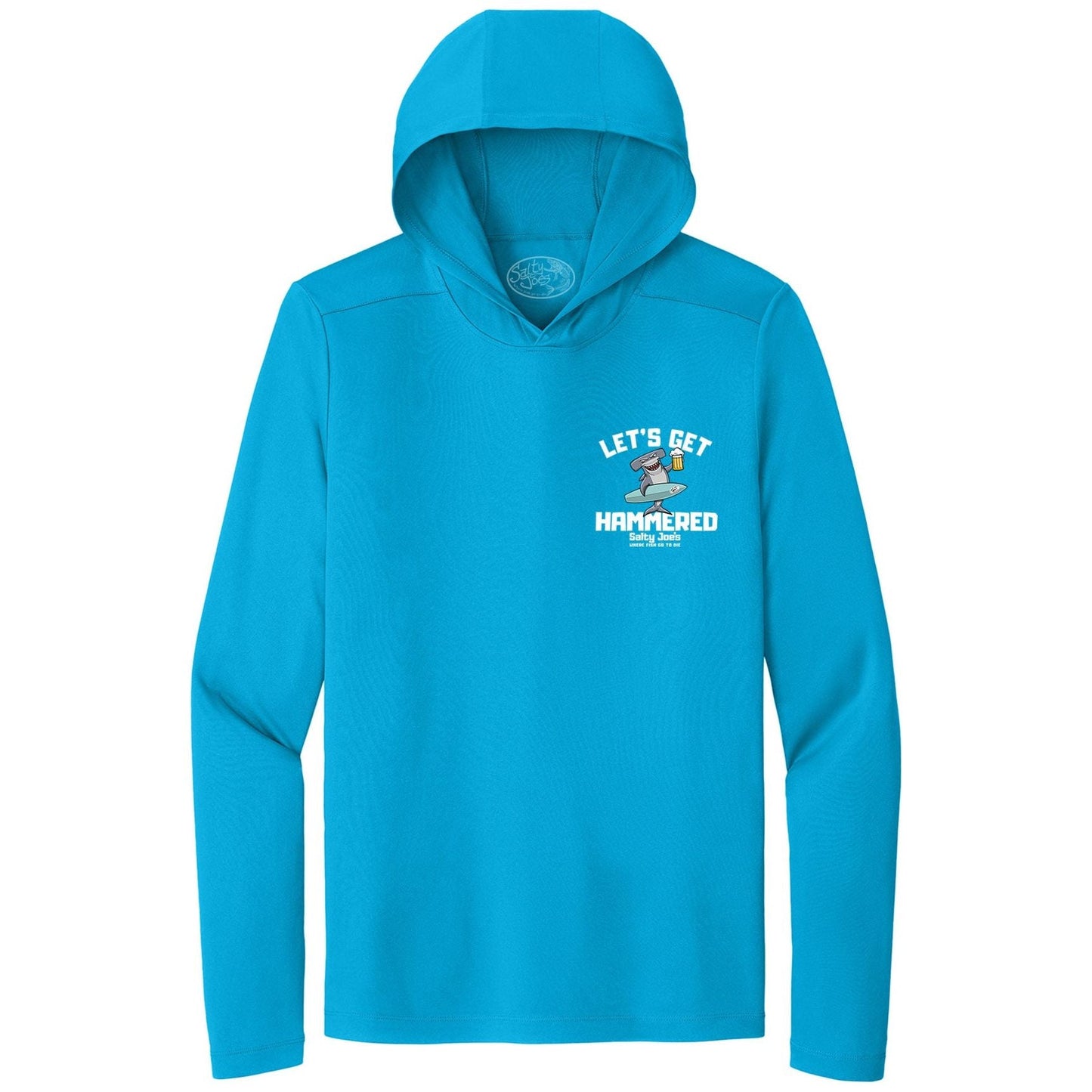 Salty Joe's Let's Get Hammered Hooded Sun Shirt - Angler's Pro Tackle & Outdoors