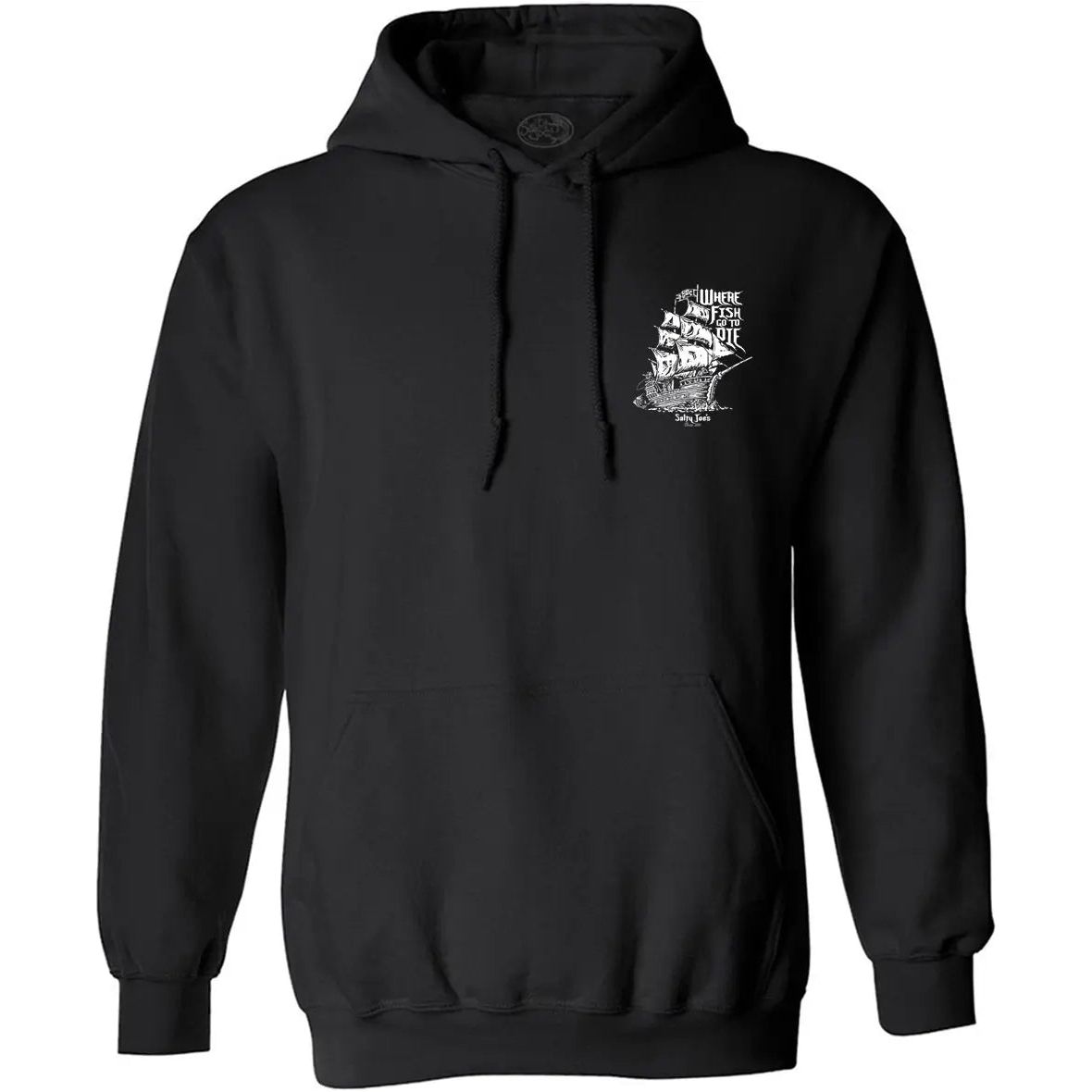 Salty Joe's Skeleton Ship Fishing Hoodie - Angler's Pro Tackle & Outdoors