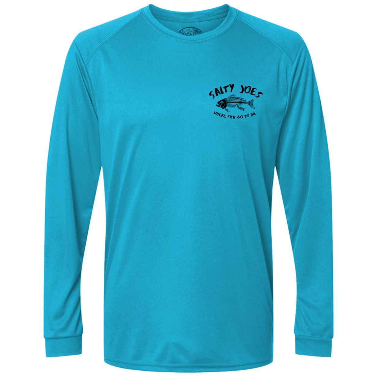 Salty Joe's "Where Fish Go To Die" Long Sleeve Sun Shirt - Angler's Pro Tackle & Outdoors