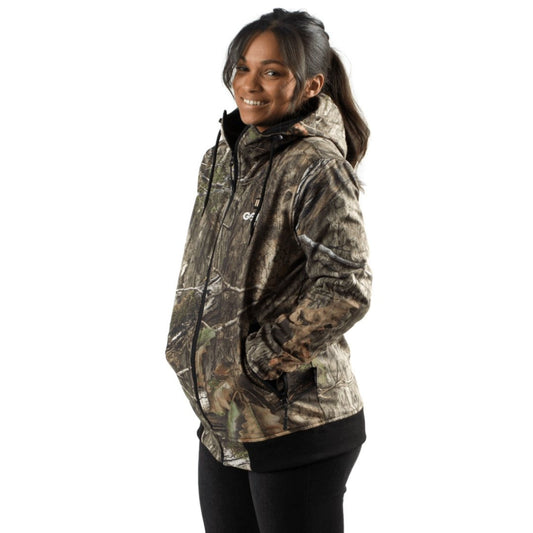 Gobi Heat Shadow Women's Heated Hunting Hoodie - Camo