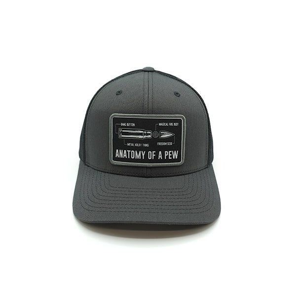 Shield Republic Anatomy Of A Pew Woven Patch Hat - Angler's Pro Tackle & Outdoors