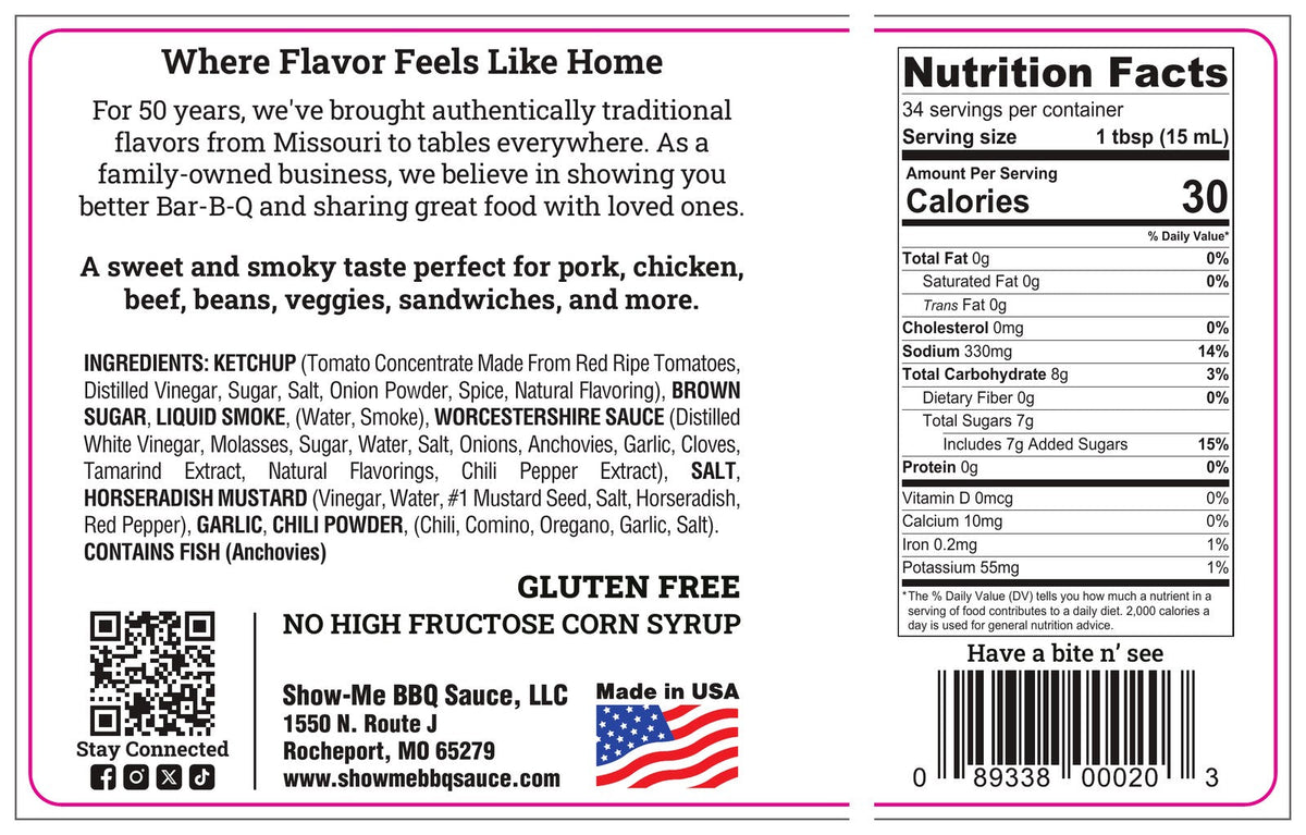 Show-Me® Classic Bar-B-Q Sauce