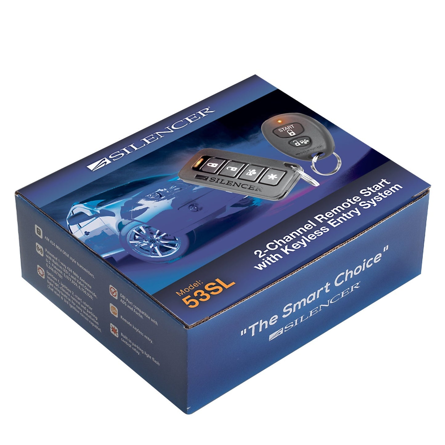 Magnadyne Silencer 53SL | One-Way Remote Starter and Keyless Entry System