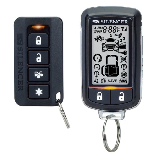 Magnadyne Silencer 75SL | Two-Way Paging Remote Starter with Full Security and Keyless Entry