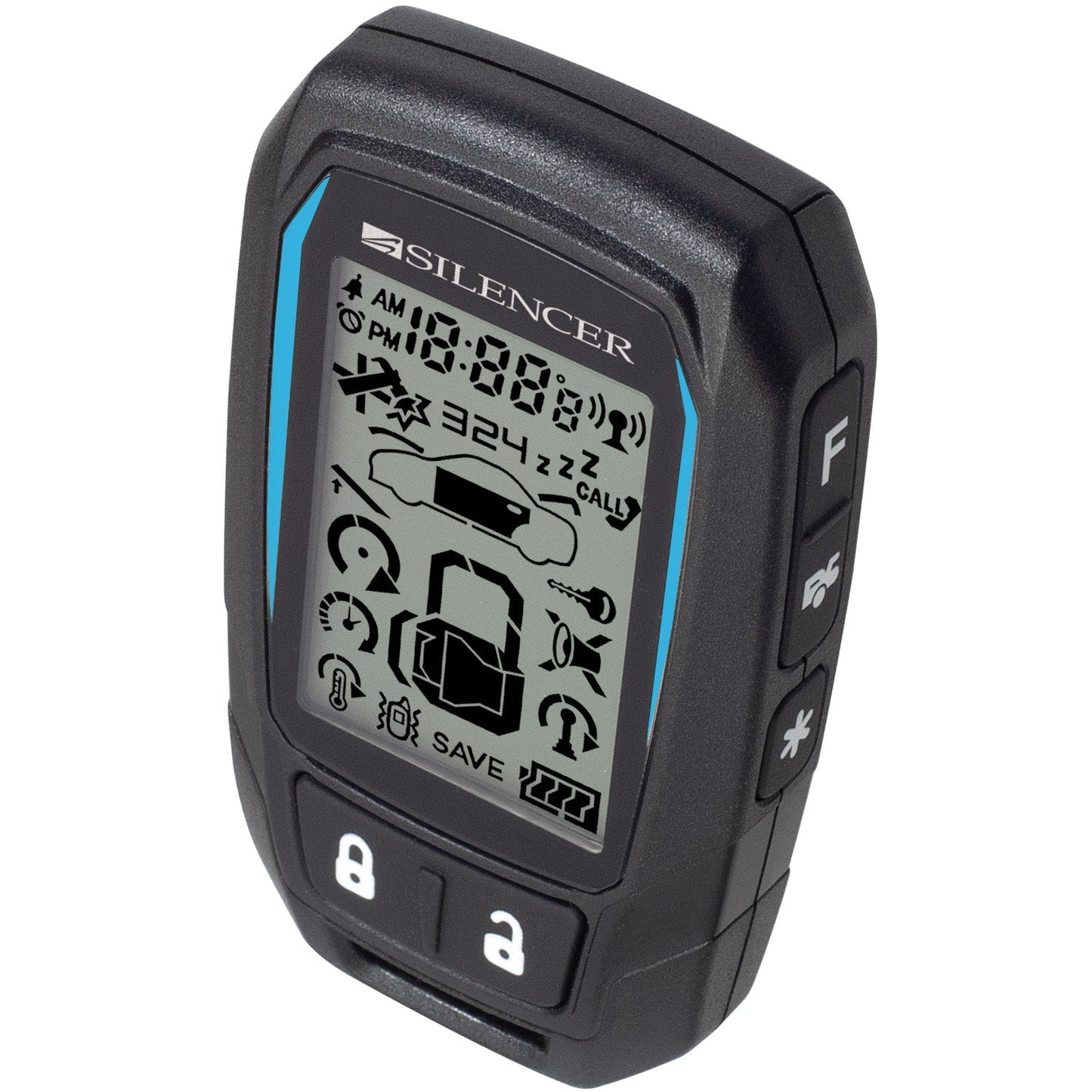 Magnadyne Silencer SLRF-LCD45 | Replacement Remote for 552SSR & 342SS