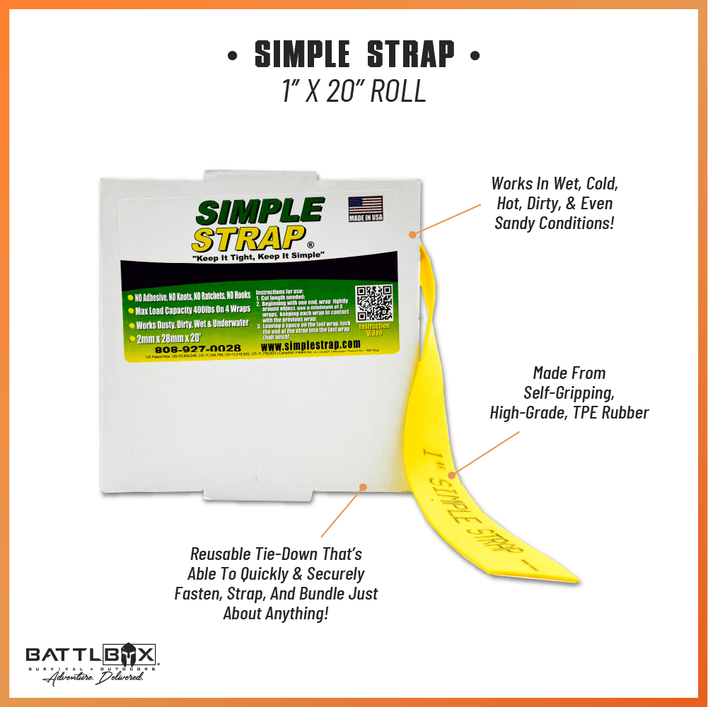 Simple Strap 1”x20’ Roll - Angler's Pro Tackle & Outdoors