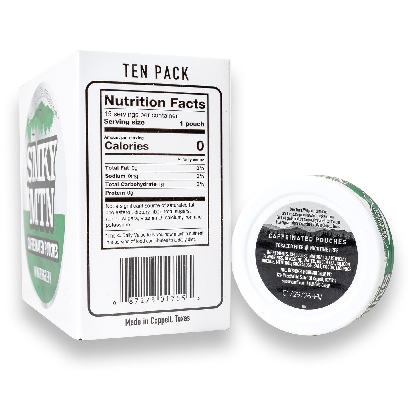 Smokey Mountain Wintergreen Pouches **NEW** - Angler's Pro Tackle & Outdoors