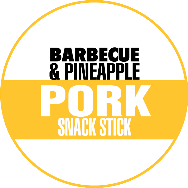 Sogo Snacks - Barbecue & Pineapple - Premium Natural Pork, 1-oz Sticks
