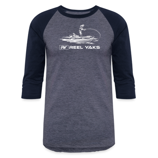 Reel Yaks Baseball T-Shirt - Standing around