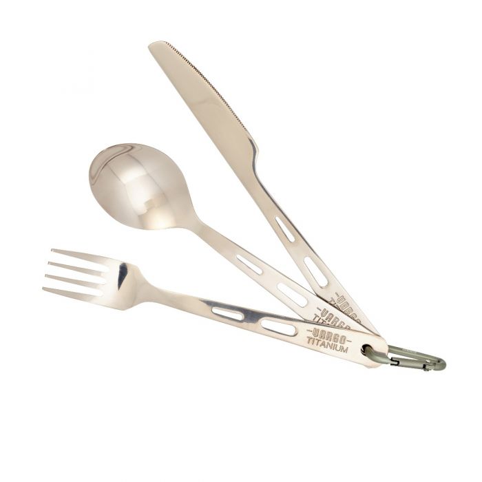 VARGO - TITANIUM SPOON / FORK / KNIFE SET