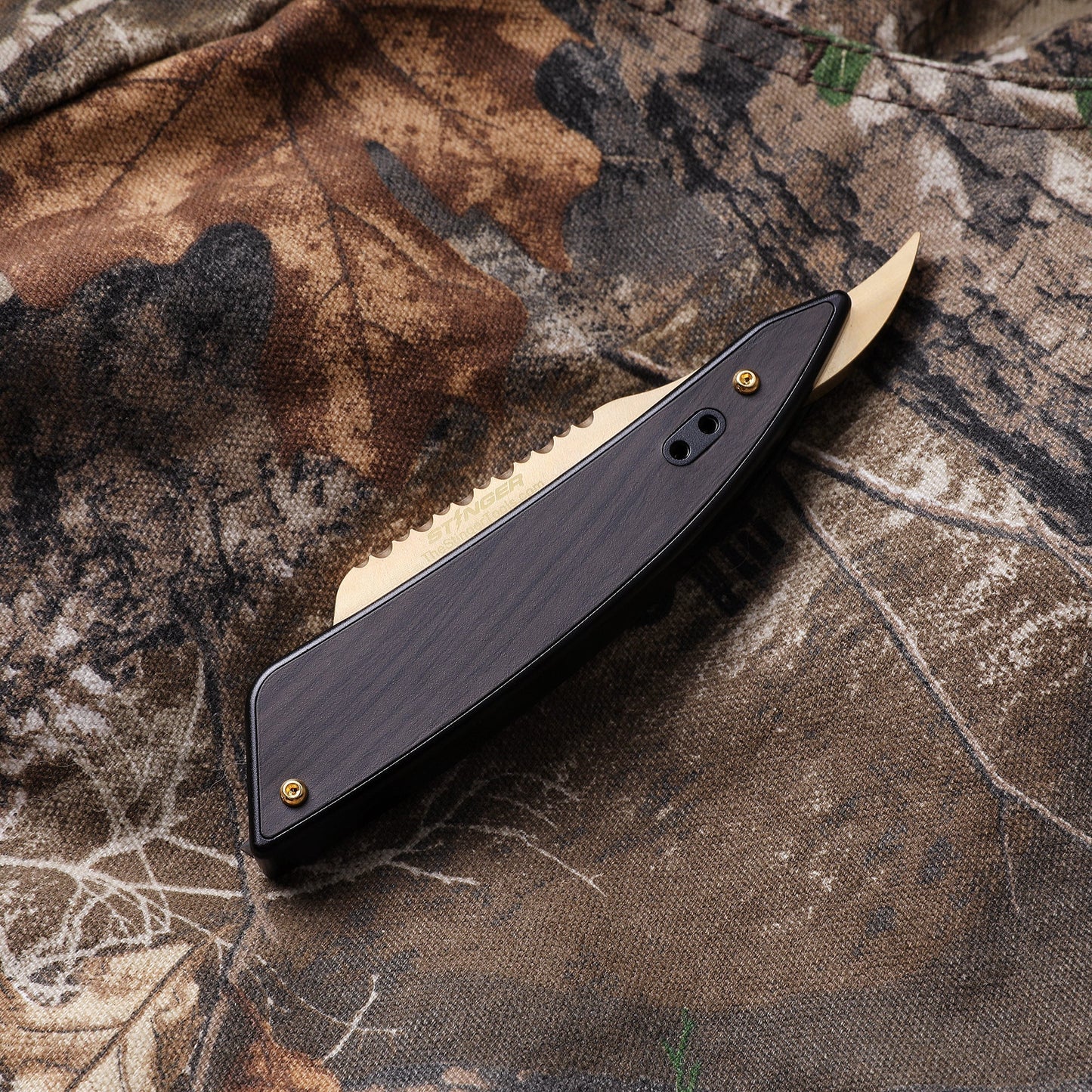Stinger Brass Edition Vintage Straight Razor Style Utility Blade (Limited Edition) - Angler's Pro Tackle & Outdoors