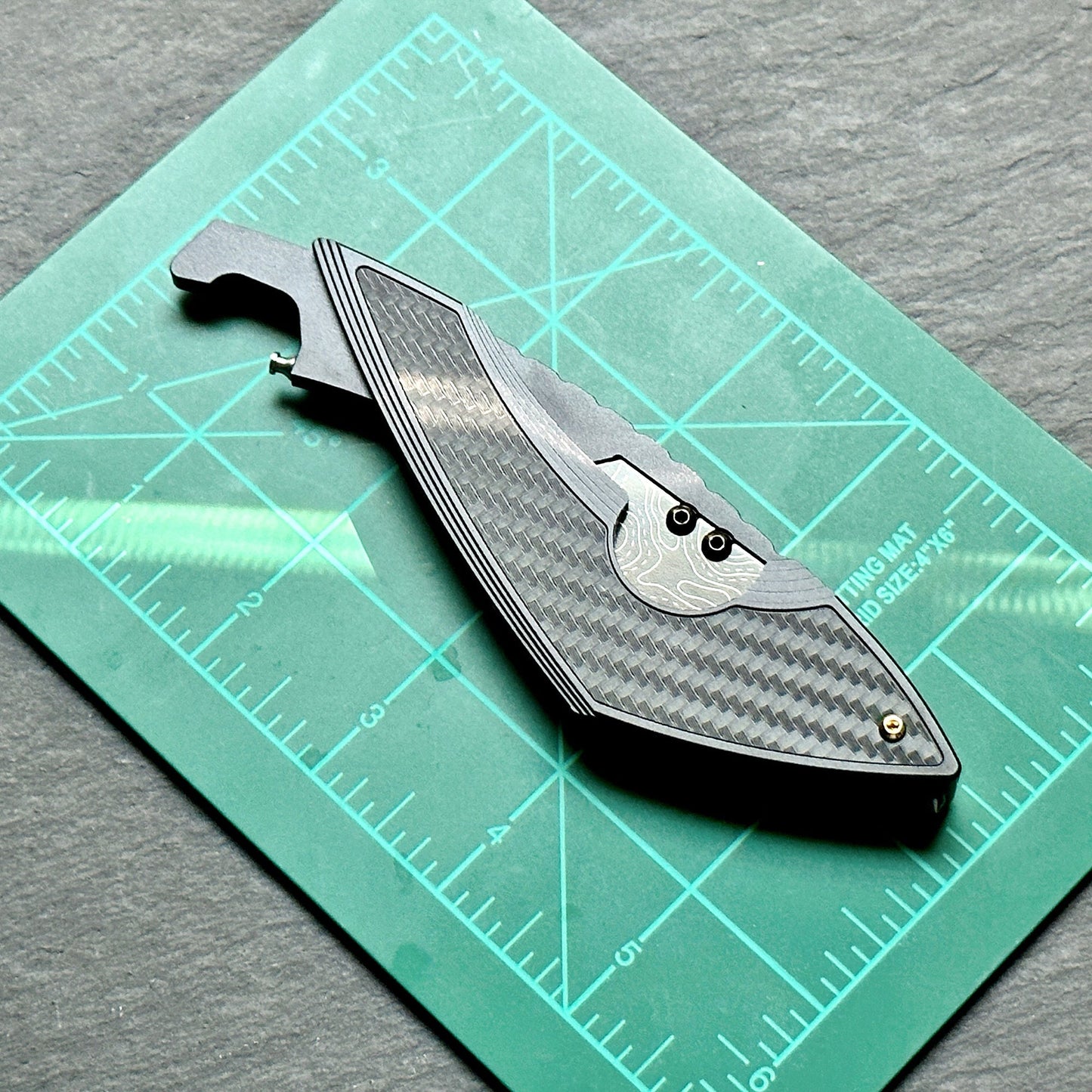 Stinger Topographic Comb, Hair Comb, Beard Comb, Grooming Comb, EDC - Angler's Pro Tackle & Outdoors