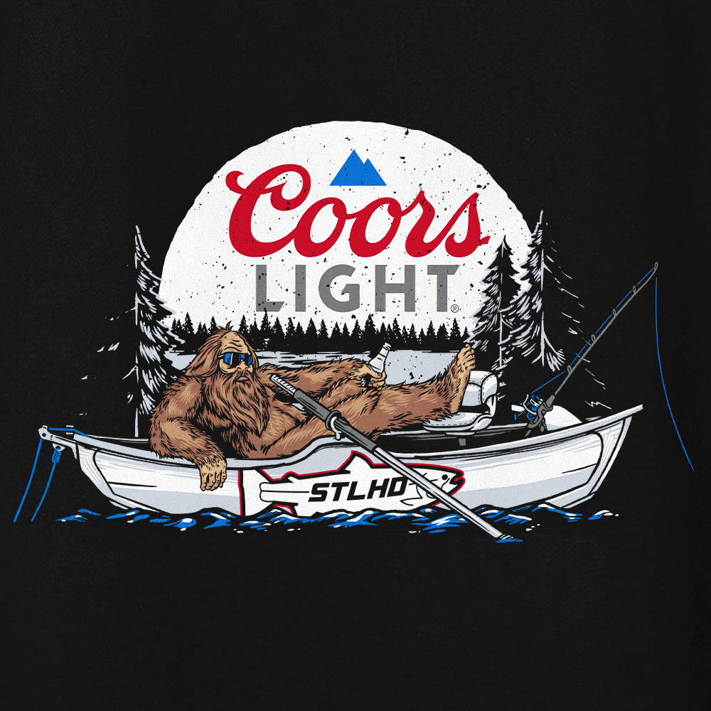 STLHD Men’s X Coors Light Chillin’ Premium Hoodie - Angler's Pro Tackle & Outdoors