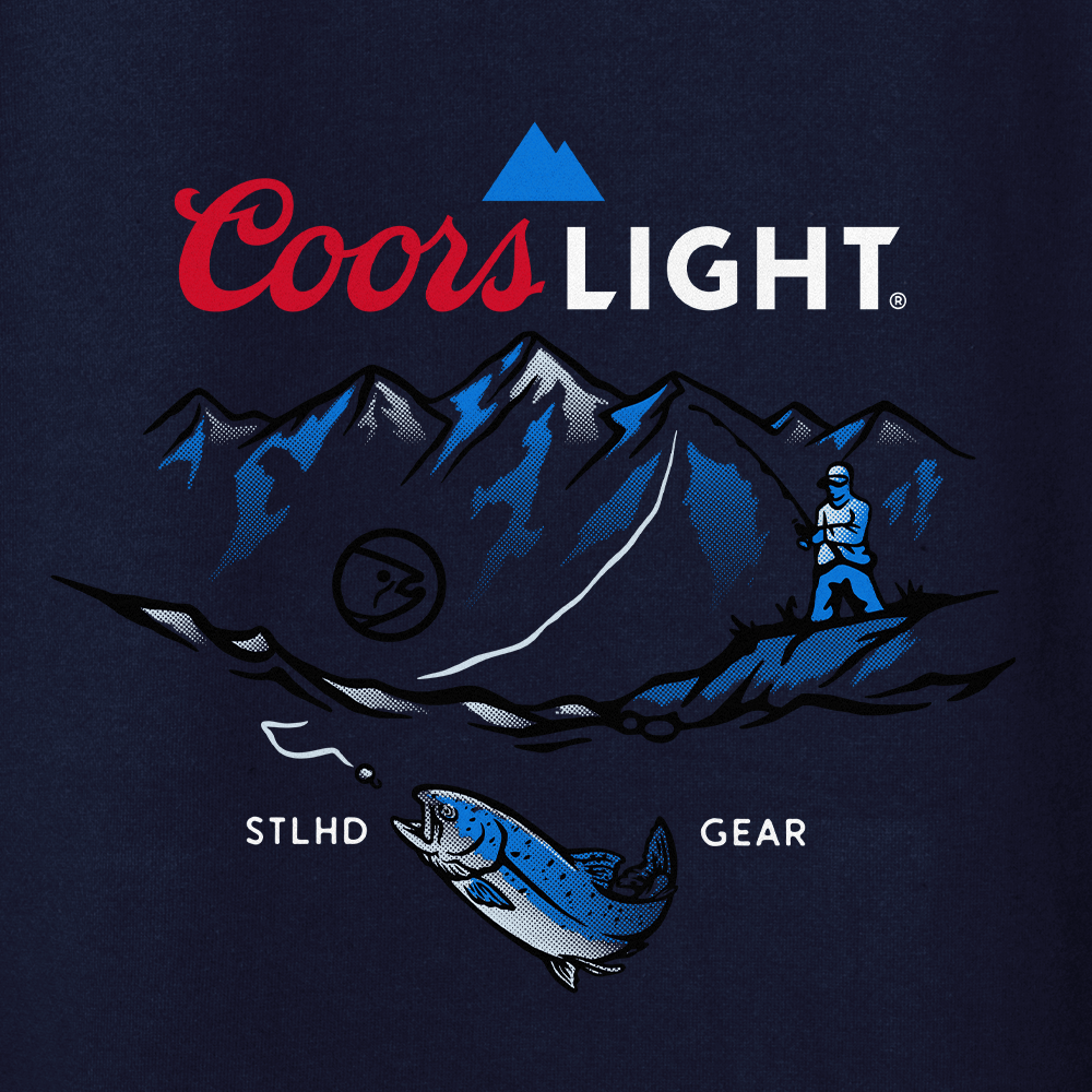 STLHD Men’s X Coors Light Streamside Premium Hoodie - Angler's Pro Tackle & Outdoors