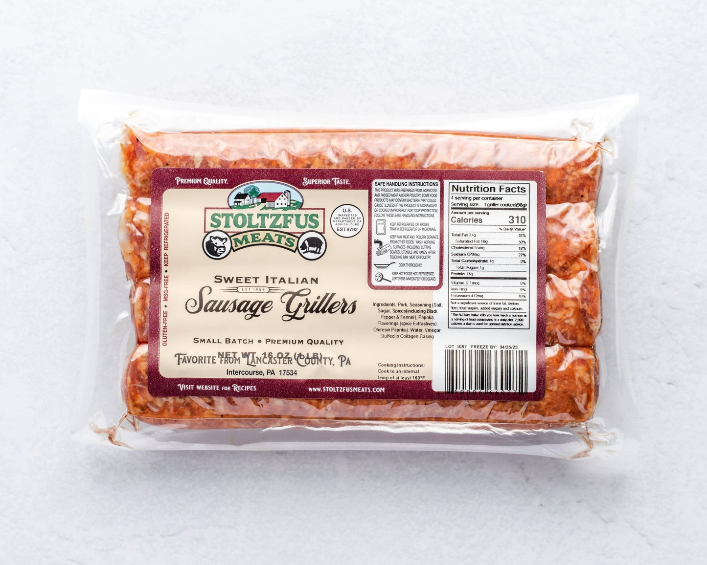 Stoltzfus Meats Stoltzfus Sausage Grillers - Angler's Pro Tackle & Outdoors